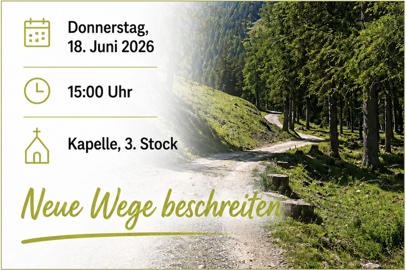 Dekorativbild: Wald im Hintergrund