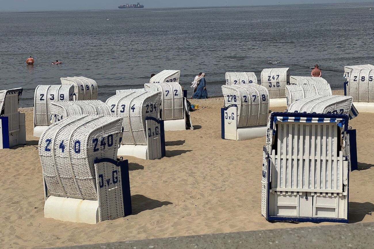 Strand der Nordsee als Eindruck des Erasmusaufenthaltes