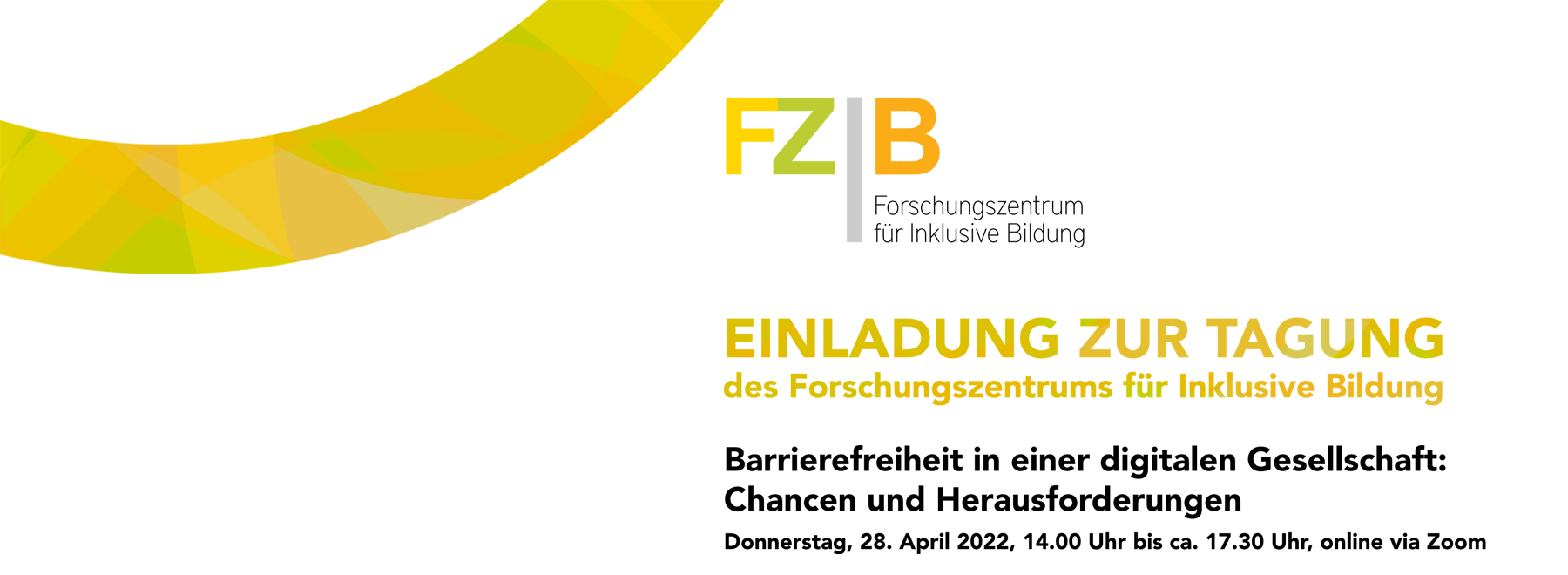 Tagung FZIB Barrierefreiheit in einer digitalen Gesellschaft