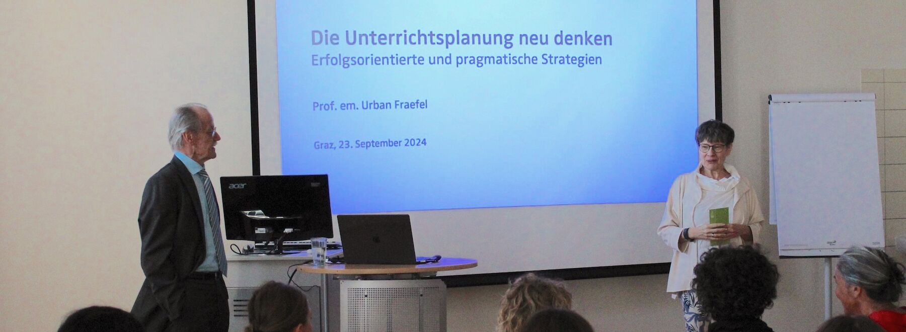 Gastvortrag und Workshop mit Urban Fraefel zur Planung von Unterricht