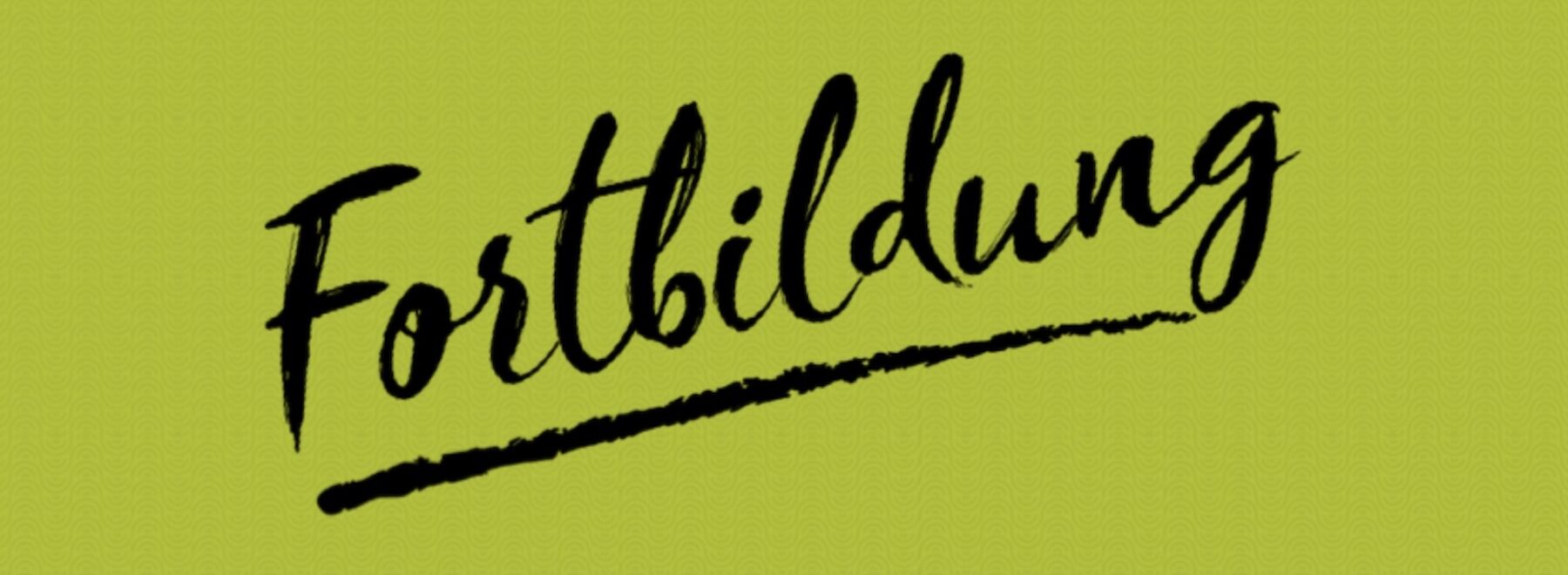 Dekorativbild: Fortbildung