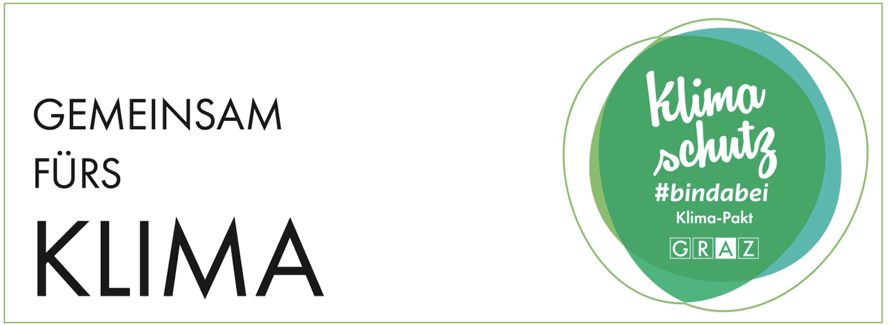 Dekroativbild: Logo Klimaschutz #bindabei